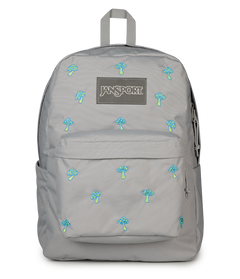 Embroidered Shrooms Grey