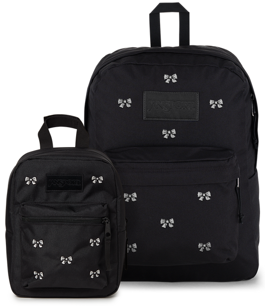 SuperBreak® Plus Embroidered Bows Black Set